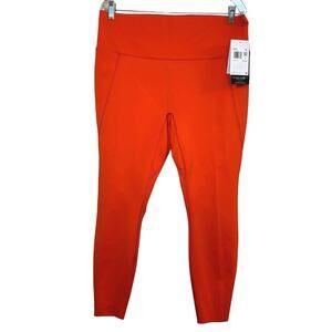 NWT Nike Universa XXL High Rise Medium Support 7/8 training leggings red orange